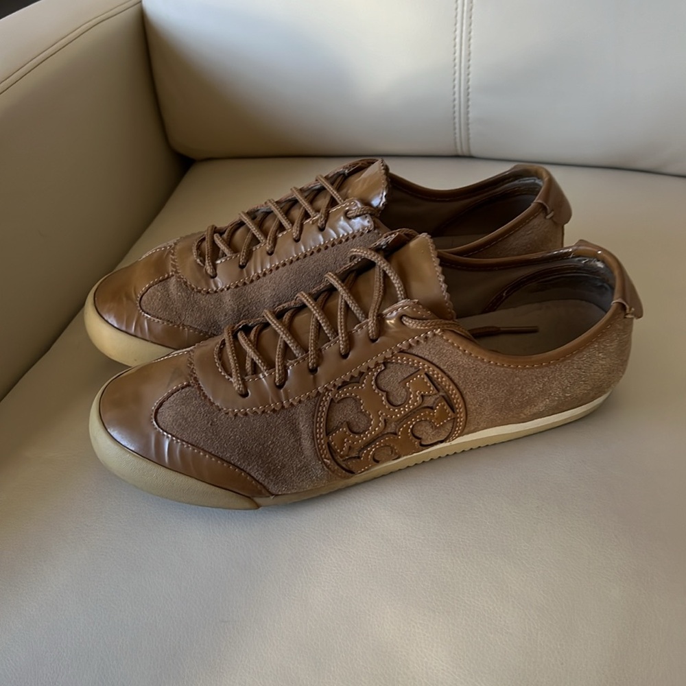 Tory Burch Brown Athletic Shoes